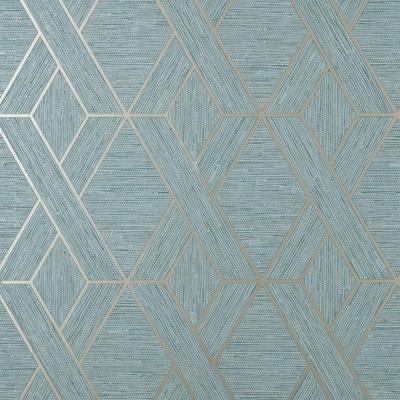 Fine Decor Malcolm Teal Geo Wallpaper