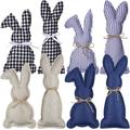 8Pcs Easter Decoration Cloth Art Bunny Ornaments Kids Toys Gifts Home