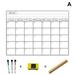 Erasable Calendar for Fridge Magnetic Whiteboard Calendars Monthly/Weekly Planner Weekly Organizer Daily Notepad