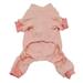 Pet Pajamas Soft Solid Velvet Jumpsuit Small Medium Dogs and Cats Warm Sleepingwear