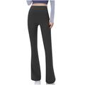 BLVB High Waisted Bootcut Yoga Pants for Womens Stretch Flare Workout Leggings Bell Bottom Trousers