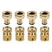 8 Pieces Garden Hose Tap Connector 1/2 Inch and 3/4 Inch Size 2-In-1 and 1/2 Inch Hose Pipe Quick Connector