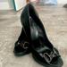 Gucci Shoes | Gucci Black Leather Heels | Color: Black | Size: 6