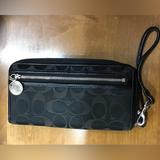 Coach Bags | Gently Used Coach Wristlet | Color: Black/Brown | Size: Os