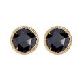 Kate Spade Jewelry | Kate Spade “She Has Spark” Oversized Cubic Zirconia Stud Earrings | Color: Black/Gold | Size: Os