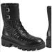 Gucci Shoes | Gucci Frances Gg Matelssse Platform Combat Boot | Color: Black | Size: 7.5