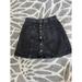 Urban Outfitters Skirts | Black Denim Button Front Urban Outfitters Bdg Skirt | Color: Black | Size: S