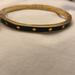 Kate Spade Jewelry | Kate Spade Enamel Bracelet - Nwt | Color: Black/Gold | Size: Os