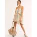 Free People Dresses | Free People Beach Ruffle Tunic Sleeveless Mini Dress Womens Size L | Color: Cream | Size: L