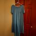 Lularoe Dresses | Lularoe Carly Dress, Size M, Nwt | Color: Blue | Size: M