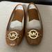 Michael Kors Shoes | Gently Used Cognac Michael Kors Leather Flats - Size 7 | Color: Brown | Size: 7
