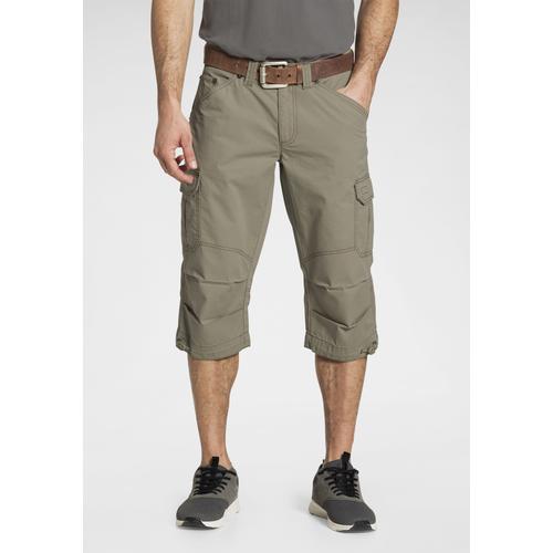 Cargobermudas MAN'S WORLD Gr. 62, N-Gr, grün (hellkhaki) Herren Hosen in 34-Länge