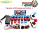 Pandora Box-Kit d'arcade 3D WiFi 4018 boutons poussoirs LED manette SANWA 5 broches machine de