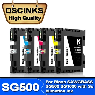 Cartouche d'encre Plug and Play avec sublimation de puce compatible avec SAWGRASS SG500 SG1000