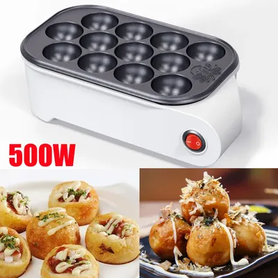Machine électrique à boulettes de poulpe plaque en tissu machine à tayaki four à gâteaux