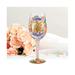 enesco Lolita WG Happy 70Th Birthday Glass in Blue/Indigo/White | 9 H in | Wayfair 6010654