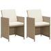 Latitude Run® Patio Chairs w/ Cushions Poly Rattan Wicker/Rattan in Brown | 32 H in | Wayfair BD1E966FDFA8496A84DC0242E92AD534