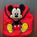 Disney Accessories | Disney Mickey Small Red Backpack. | Color: Black/Red | Size: One Size