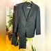 Michael Kors Suits & Blazers | Michael Kors/ Luigi Paolo Cristo Pantsuit Blazer Size 38r/35x42 | Color: Gray/White | Size: 38r