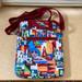 Disney Bags | Authentic Disney 2014 Crossbody Bag, Multi-Pocket | Color: Blue/Red | Size: Os