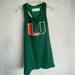 Adidas Tops | Adidas University Of Miami Womens Tank Top Size Large | Color: Green | Size: L