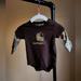 Carhartt One Pieces | Carhartt, Long Sleeved Onesie Size 6 Months | Color: Brown/Green | Size: 6mb