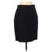 J. by J.Crew Casual Skirt: Black Solid Bottoms - Women's Size 0