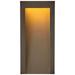 Taper 15"H Textured Oil-Rubbed Bronze LED Outdoor Wall Light