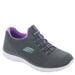 Skechers Sport Summits-Cool Classic Athletic Sneaker - Womens 7.5 Grey Sneaker Medium