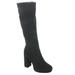 Steve Madden Marcello - Womens 7.5 Black Boot Medium