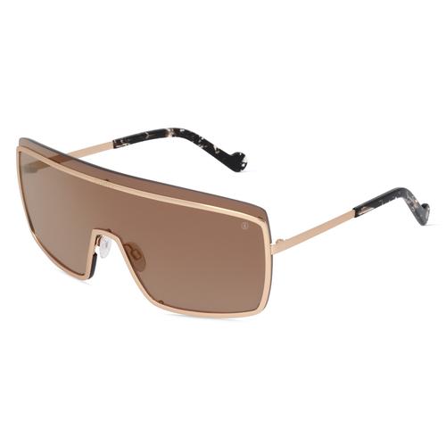 Bogner BO 7325 Unisex-Sonnenbrille Vollrand Monoscheibe Metall-Gestell, gold