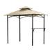 Bamboo Look BBQ Gazebo Replacement Canopy Top - REPLACEMENT CANOPY TOP ONLY METAL FRAME NOT INCLUDED