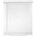 Biltek Cordless Venetian Window Blinds Horizontal 1 Slats Privacy Shade Sunray Protection White - 46 W x 64 H