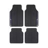 Set 4 Tappeti Sparco Nero / Blu