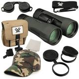 Vortex Optics DB-217 Diamondback HD 12x50 Binocular with Free Hat (Camo Forest) Bundle