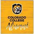 Colorado College Tigers 10'' x Alumni Plaque
