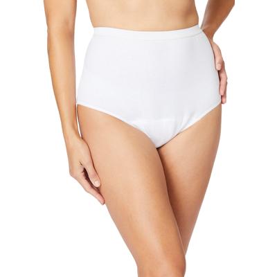 Plus Size Women's Cotton Incontinence Brief 2-Pack...