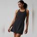 Athleta Dresses | Athleta Sport Racerback Black Dress Build In Shelf Bra | Color: Black | Size: Xs