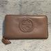 Gucci Bags | Authentic Gucci Soho Leather Long Zip Around Wallet Beige | Color: Cream/Tan | Size: Os