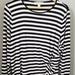 Michael Kors Tops | Euc- Michael Kors Jersey Shirt | Color: Black/White | Size: Xl