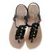 Kate Spade Shoes | Kate Spade New York Women's Fierce Jelly Sandal, Black, Sz 8 | Color: Black/Gold | Size: 8