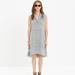 Madewell Dresses | Madewell Willow Leaf Gray Shirt Dress Euc Size 6 | Color: Cream/Gray | Size: 6