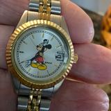 Disney Jewelry | Disney Mickey Mouse Watch-Like New | Color: Gold/Silver | Size: Small