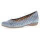 Ballerina GABOR Gr. 37, blau (jeansblau) Damen Schuhe Ballerinas