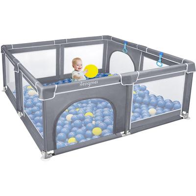 Hengmei - Laufgitter Baby Laufgitter Laufstall Absperrgitter 180x150cm Aktivitätszentrum mit
