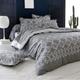 Housse de couette forever coton gris clair 280x240 cm