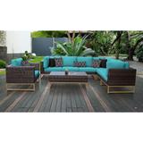 Amalfi 8 Piece Outdoor Wicker Patio Furniture Set 08d