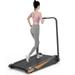 Under Desk Walking Pad, Mini Treadmill 15% Incline 2.0HP 240LBS