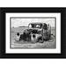 Vintage Photo Archive 18x13 Black Ornate Wood Framed with Double Matting Museum Art Print Titled - Vintage Car in Field