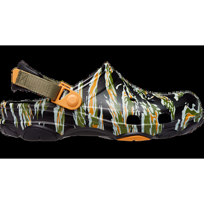 Crocs Black / Multi All-Terrain Camo Clog Shoes